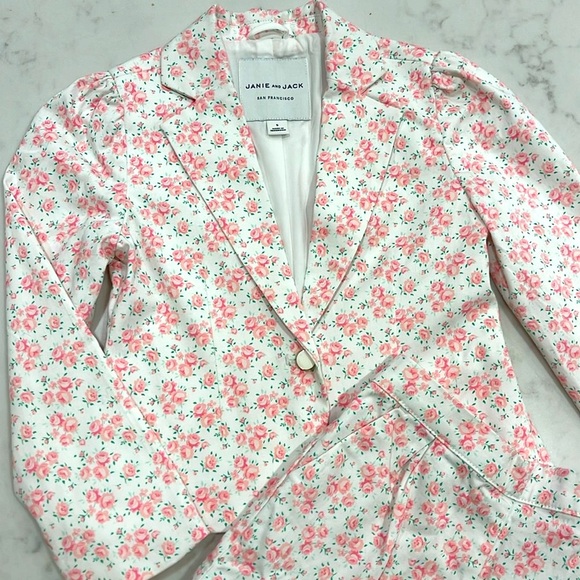 JANIE & JACK | Girl’s Blazer & Short Set. Size 5. Like new. BUNDLE. - Picture 2 of 7